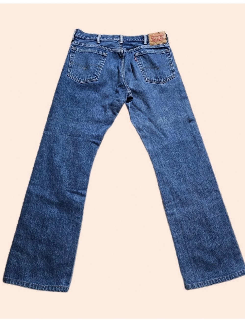 Levis 517 Jeans Y2k Bootcut Mens 35x31 Straight Leg Blue Western Red Tab Cowboy
